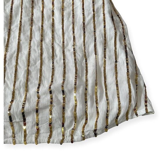 Sundress Madeline Dress in Off White & Gold Sequins, Size XS, New with tag - Picture 13 of 15